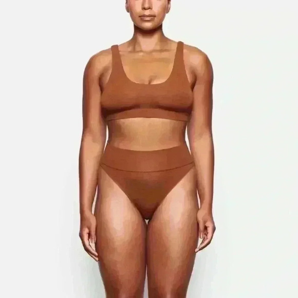 Skims Bralette Copper Brown Size XXS - Picture 1 of 9